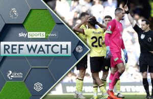 Ref Watch: Burnley on wrong end of incorrect penalty and red card decision, while Everton’s Dominic Calvert-Lewin should have had a spot-kick | Football News