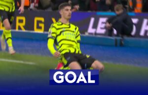 Havertz finishes great move to put Arsenal two up