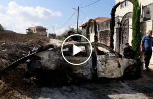 Israeli Settlers Attack a Palestinian Village in the West Bank