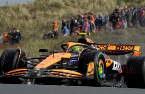 Dutch GP: Lando Norris edges out Max Verstappen to top first practice at Zandvoort in tough conditions | F1 News