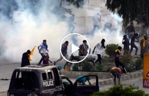 Protest Mourning Nasrallah Turns Violent in Pakistan