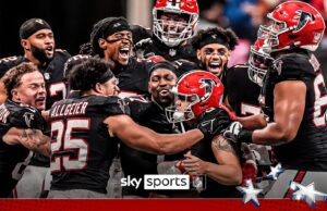 Spectacular 58-yard field goal sparks wild Falcons celebrations