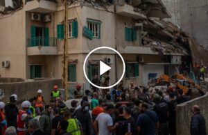 Israeli Airstrikes Hit Central Beirut and Its Southern Suburbs