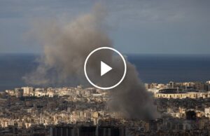 Israeli Strikes Destroy Buildings Near Beirut