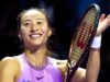WTA Finals: Qinwen Zheng hammers Jasmine Paolini in just 67 minutes to reach semi-finals in Riyadh | Tennis News