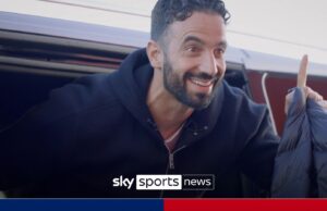 First shots of Amorim arriving at Carrington to begin Man Utd tenure!